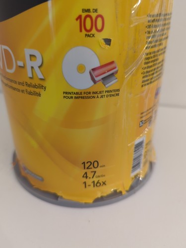 Sony DVD-R 120min 4.7gb 100 Pack Recordable 100DMR47RSP - New Read Description - Afbeelding 7 van 7