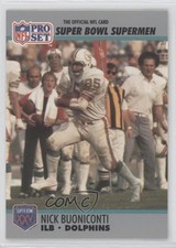 1990 Pro Super Bowl XXV Silver Anniversary Box Set Nick Buoniconti #88 HOF 1md