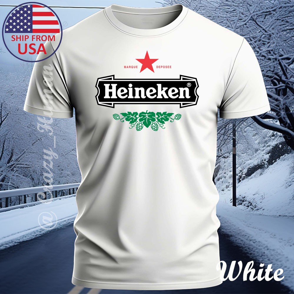 Heineken Design Funny T-Shirt All Size Made In USA Free Shipping