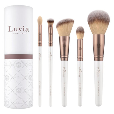 Make-Up Pinselset Luvia, Daily Essentials Brush Set, Puder- Und Augenpinsel Im S