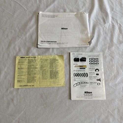 Nikon N4004 Replacement Camera Manual - Picture 2 of 2