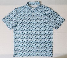 Vineyard Vines Mens Performance Stretch Golf Polo Cocktails Drinks L
