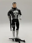 🔥🚨Vintage Marvel The Punisher Cap Firing 5" Figure W/Gun 1990 Marvel Toy Biz