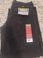 Rustler Denim Jeans Black Straight Leg Regular Fit Men's Size 36 x 29