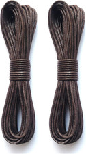 2Mm Waxed Cotton Cord 45 Feet per Pack Pack of 2  Chocolate 