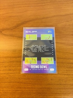 Bo Jackson Battle Arena Tecmo Bowl Bonus Play Price Check BPL10 2026