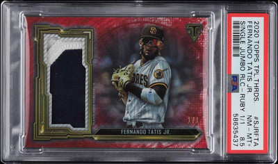 決算特価商品 品質保証書付 Patch Jr Tatis Fernando Ruby Threads Triple Topps トレーディングカード トレーディングカード 決算特価商品 品質保証書付 Patch Jr Tatis Fernando Ruby Threads Triple Topps トレーディングカード トレーディングカード