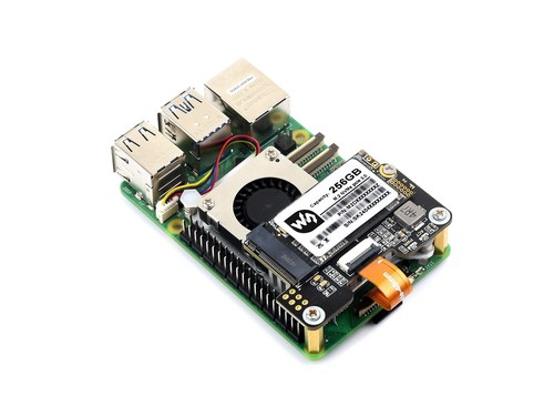 Waveshare PCIe To M.2 Mini Adapter for Raspberry Pi 5, for NVMe Protocol M.2 SSD - Picture 10 of 12