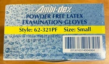 pip 62-321PF/s Premium Grade Disposable Latex Glove, Powder Free - 5 mil 100/box