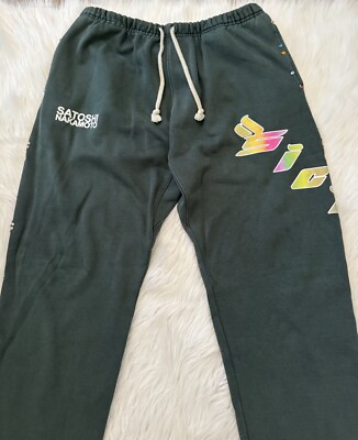 Satoshi Nakamoto x Sicko Studded Sweatpants Green XL | eBay