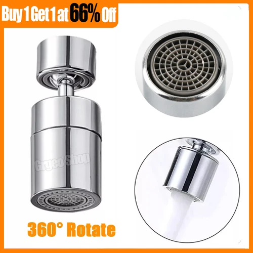 360° Rotate Home Kitchen Faucet Extender Sink Water Saving Tap Filter Spray Head