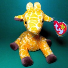Ty Beanie Baby "TWIGS" the Giraffe, 4068, 1995,  BBOC Collector Card, MWMT 