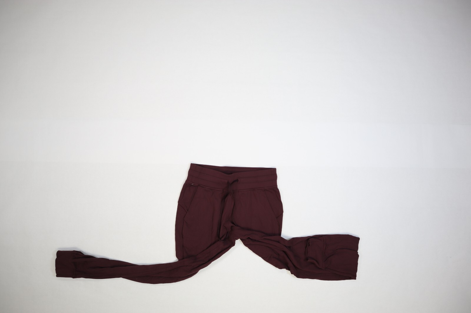 Lululemon Studio Pants Maroon Drawstring Pant wit… - image 5