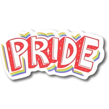 Magnet Me Up Pride LGBTQ Magnet Decal, 6x4 Inch, Rainbow Support Gay Pride