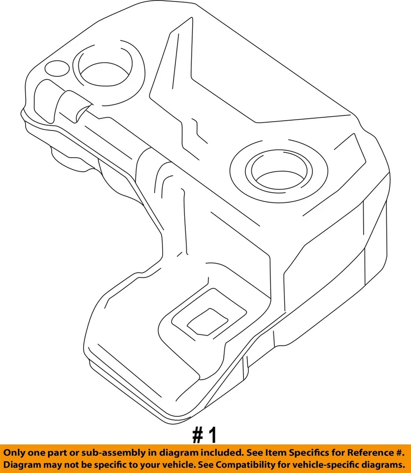 Tanque de combustible usado se adapta a: BMW X5 2002 24,3 galones a 3/02 grado A Foto 4 de 4