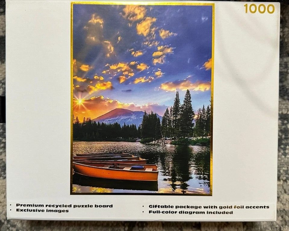 Rompecabezas Buffalo Games 1000 piezas Floating Dreams Gold Collection sellado Foto 2 de 2