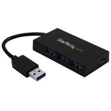 Startech HB30A3A1CFB 4 Port USB 3.0 Hub Type-A 1x USB-C And 3x USB-A Ports