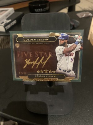Five Star Gold Graphs Yordan Alvarez /20 ALCS MVP