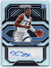 2020-21 Panini Prizm Basketball Rookie Penmanship Auto #RP-XTM Xavier Tillman