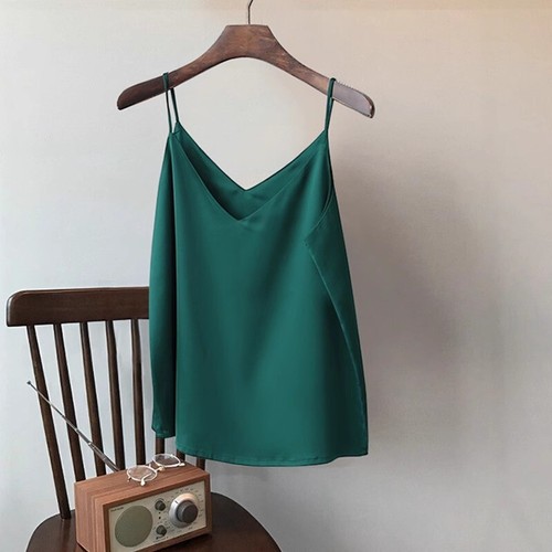 Dama Suelto Correa de Espagueti Chaleco Camisola Camiseta sin Mangas Blusa Elegante Verano - Imagen 10 de 15