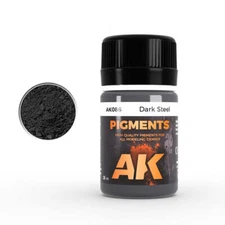 AK Interactive AK086 Dark Steel Pigment 35ml - US