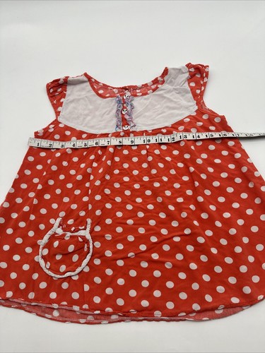 Unbranded Dress Youth Girl Small Polka Dot Button ..#17794 - Picture 4 of 8