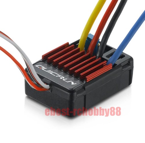 Hobbywing QuicRun 1625 25A ESC cepillado para controlador de velocidad 1/16 1/18 de coche 2-3S - Imagen 9 de 12