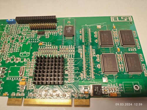 1997 PCI VGA CARD ELSA Gloria Synergy-8 Compaq (3DLabs Permedia 2) 8 MB SGRAM - Picture 2 of 8