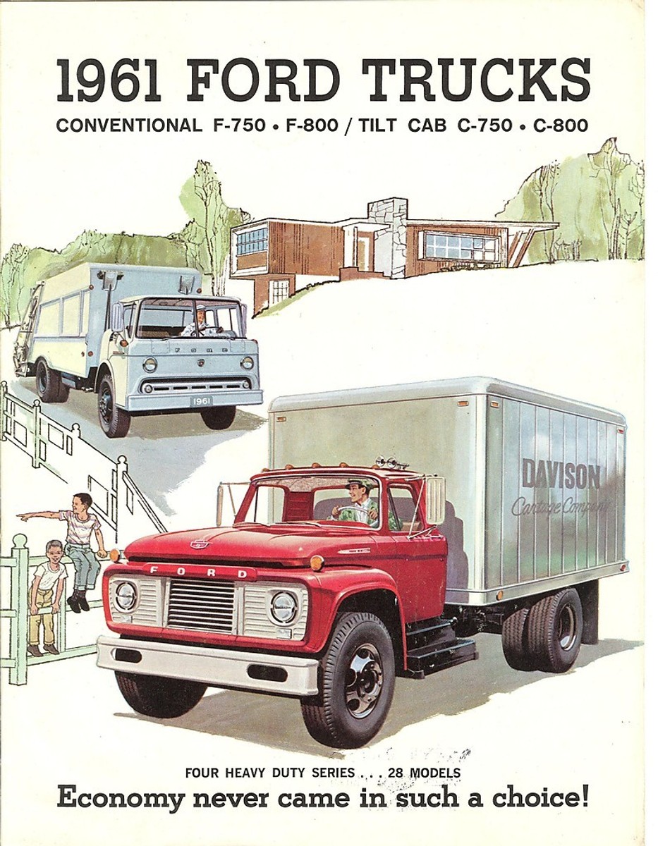 1961 Ford Conventional Heavy Duty Series F & C Series Truck Sales