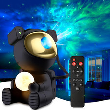 Astronaut Galaxy Projector Light, 2-in-1 360 Star Moon Lamp with Remote Control
