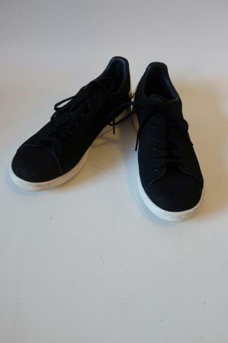 WOMENS ADIDAS STAN SMITH BLACK SUEDE 