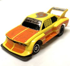 Aurora AFX BMW 320I Turbo HO Slot Car Yellow Made in Singapore