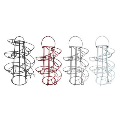 Moderner Spiral Eierentrümer Drahtständer bis zu 24 stehende Eier