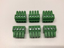 Set of 6   4 pin 3.81mm Phoenix Contact Phoenix Connector PCB Terminal Block