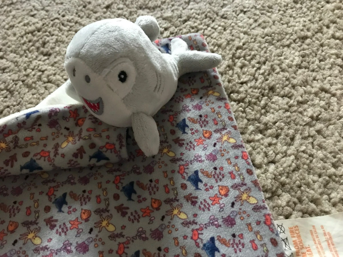 Poundland Shark Plush Baby Comforter Cuddly Toy eBay