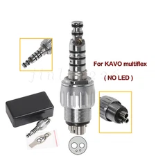 Dental 4 Hole Quick Coupler Coupling No LED Fit KAV YDKKM Handpiece