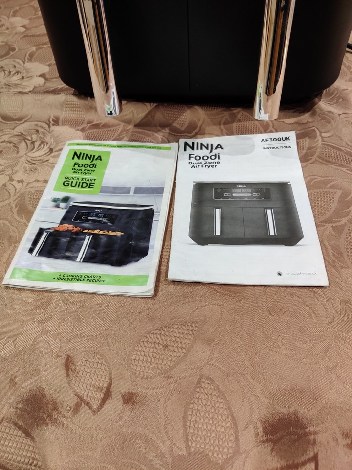 Ninja Foodi 7.6L Dual Zone Air Fryer Grey (AF300UK) 622356236133 eBay