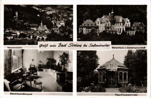 Cartolina CPA saluto da BAGNO SODEN di Salmünster GERMANIA (865458) - Foto 1 di 2
