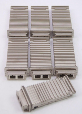 Lot of 7 Cisco X2-10GB-LR Transceiver Modules Used