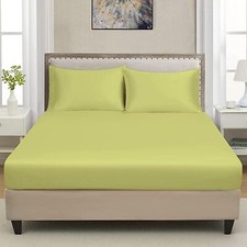 Extra Deep 25 cm Full Fitted Sheet Double Bed Sheets Single King Super King Size
