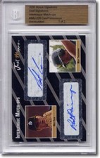 MATT CAIN * Matt Tuiasosopo * Autograph Rookie Auto RC BGS 1/2