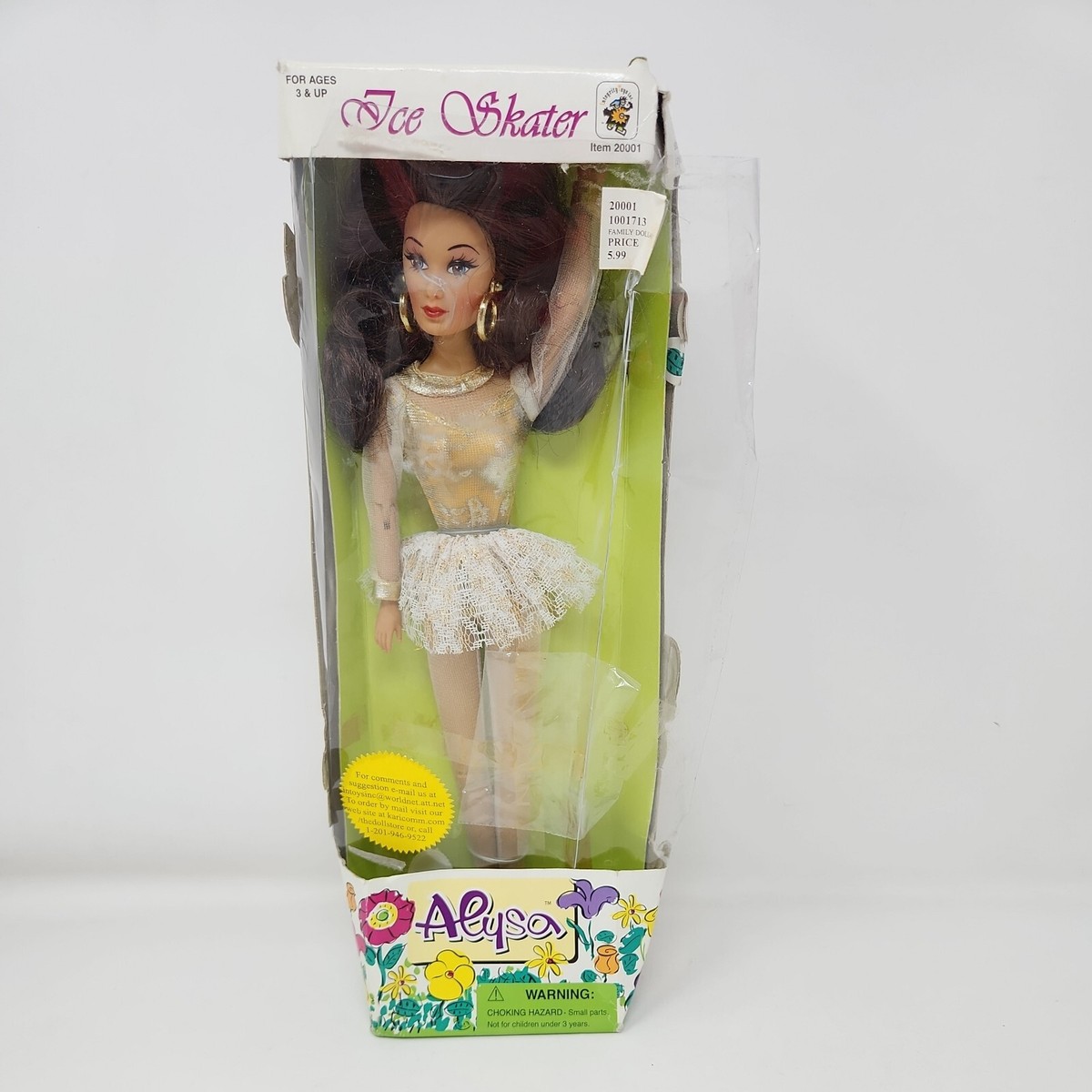 1996 Integrity Toys Janay's Friend Alysa Ice Skater Doll #20001