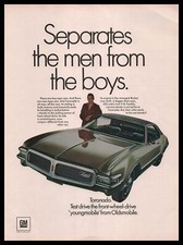 1967 Oldsmobile Toronado 455 V-8 Engine Separate The Men From The Boys Print Ad