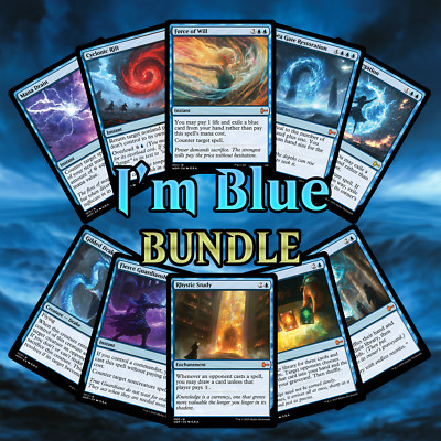 I'm Blue Bundle (10 Blue Proxies) - Custom Magic: the Gathering Cards