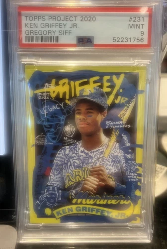 TOPPS PROJECT 2020 KEN GRIFFEY JR. #231 GREGORY SIFF PSA 9 MINT 1989 TRADED 41T
