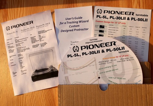 Goniometro a cartuccia per giradischi Pioneer PL-5L/30LII/50LII (per LP 12") - Foto 6 di 8