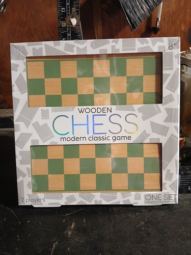 Wooden Chess Modern Classic Game - 第 2/2 張圖片