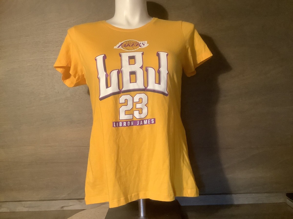Fanatics Lebron James LBJ #23 LA Lakers T-Shirt Womens Size XL