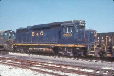 B&O 6960 GP-30 (BALTIMORE & OHIO) --- Original Dia T2-10
