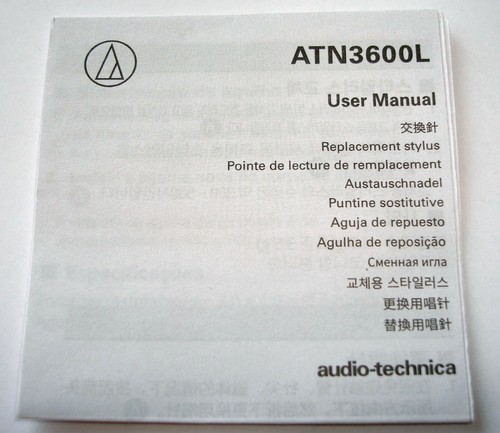ATN3600L AUDIO-TECHNICA ORIGINAL Para ATN3600 AT3600 ATN90 AT-LP60 Caja ORIGINAL - Imagen 4 de 12